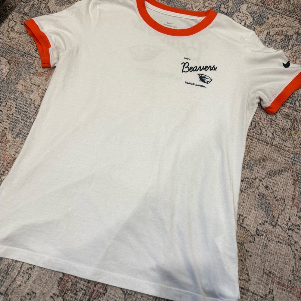 Nike OSU Beavers Ringer Tee Medium Oregon State Beaver Nation